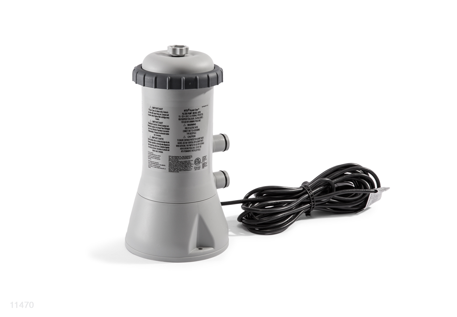 Корпус насоса з мотором 230V картриджного фільтру з потіком води 1000 GAL/Н (3785 л/год)