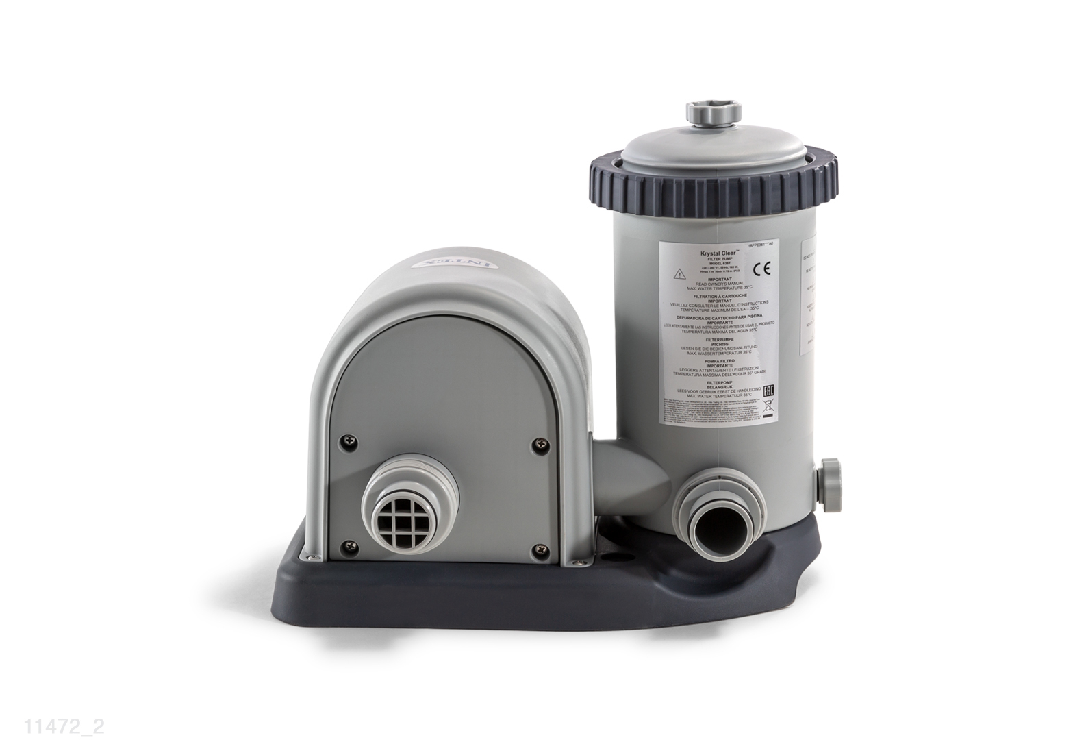 Корпус насоса с мотором 230V картриджного фильтра с потоком воды 1500 GAL/Н (5678 л/ч)