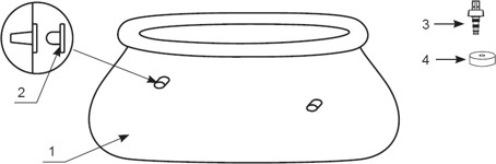 Круглий басейн Easy Set Веселий Кит