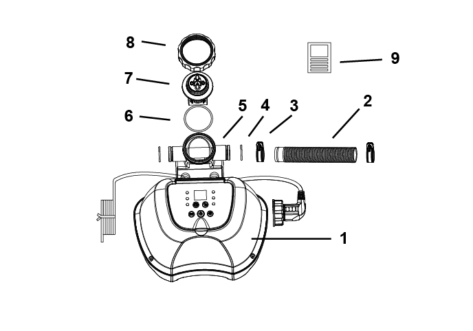 Система очищення з хлоргінератором INTEX QS400 | 4г/год
