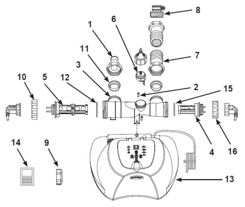 Система очищення з хлоргінератором INTEX QS1200 | 12г/год