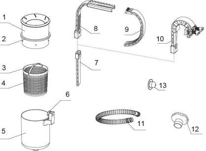 Скимер настінний Deluxe | 3785 л/год