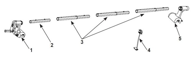 Змотуючий пристрій INTEX (ролет) для басейну | 274см-488см