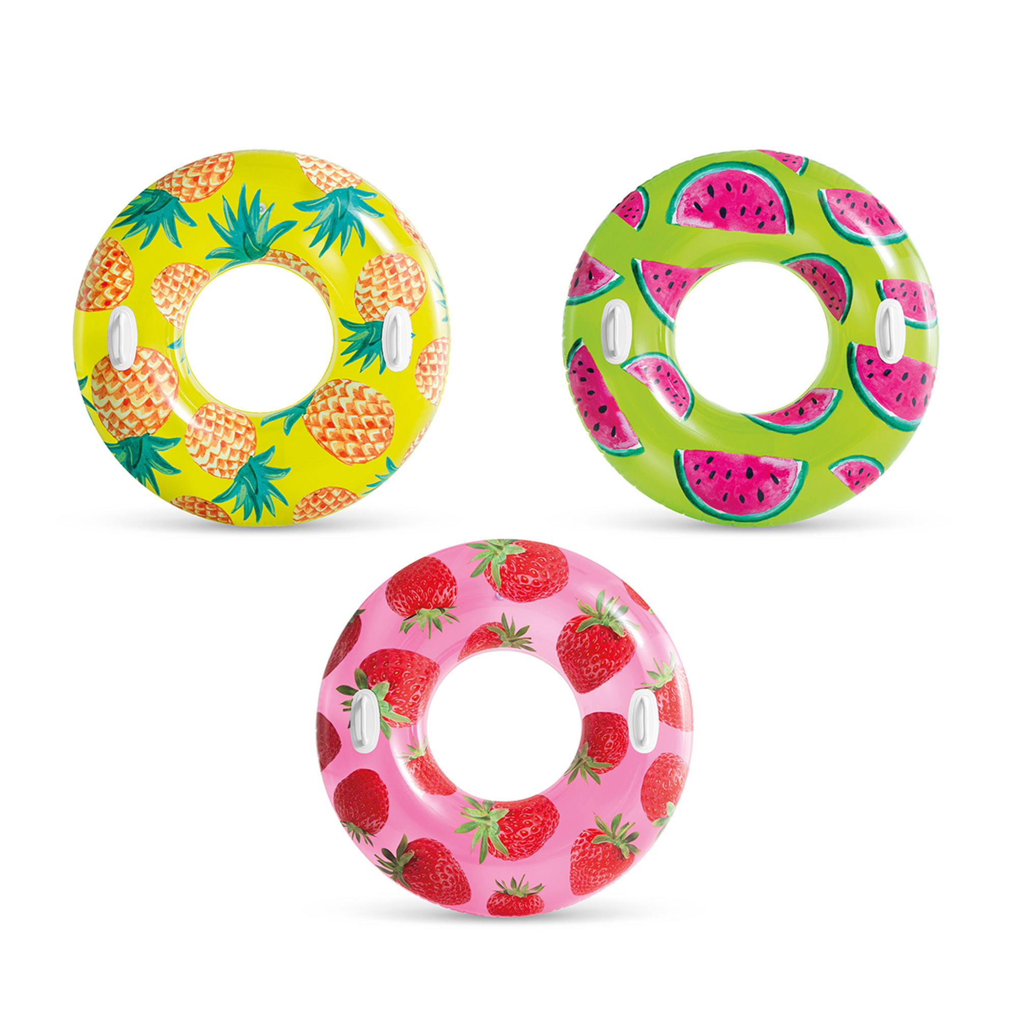 Надувной круг с ручками Tropical Fruit