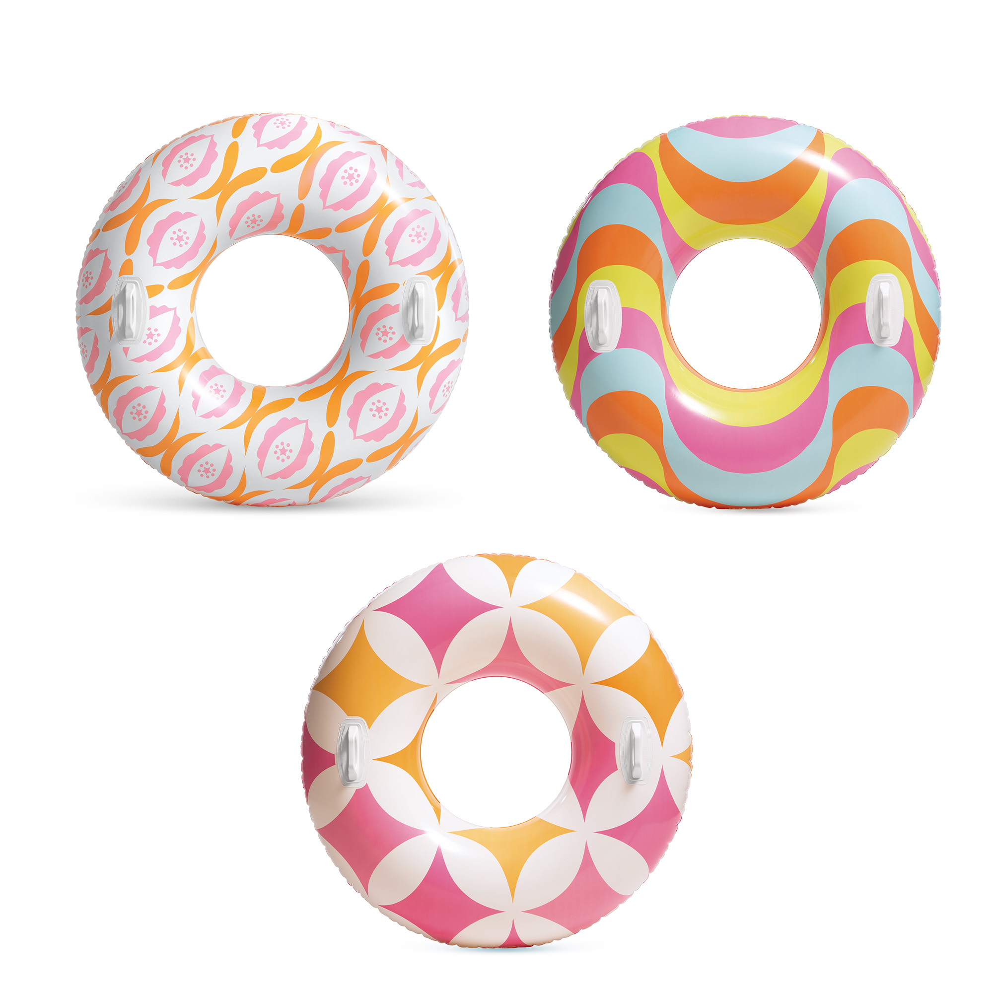 Надувний круг з ручками Timeless