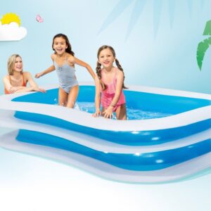 Сімейний надувний прямокутный басейн Swim Center
