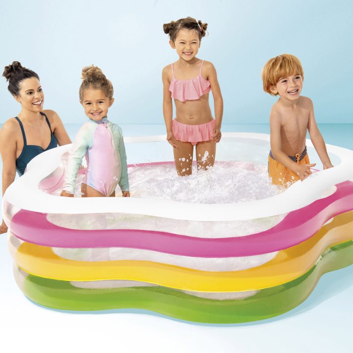 Надувний п'ятикутний басейн Summer Colors
