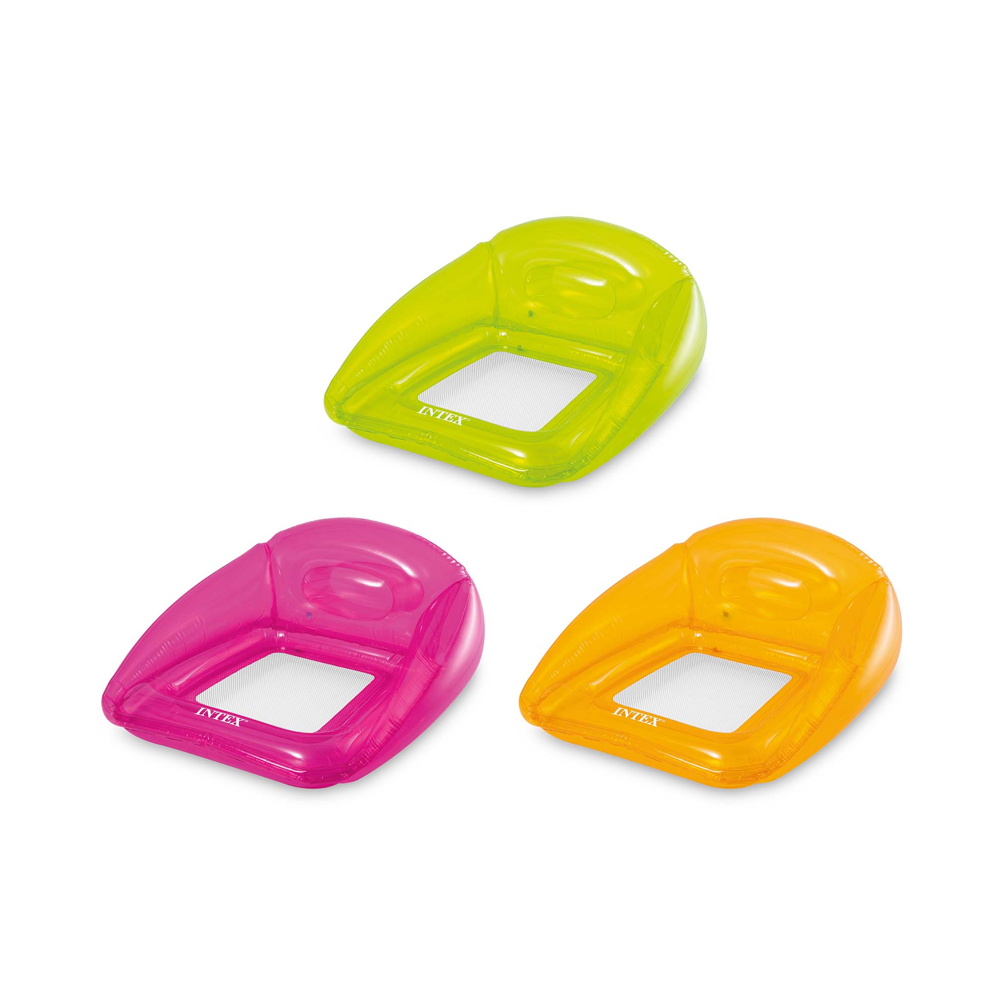 Надувне крісло відкрите Transparent