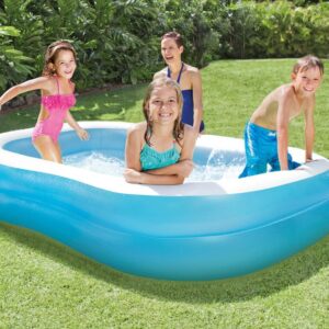 Семейный надувной прямоугольный бассейн Swim Center