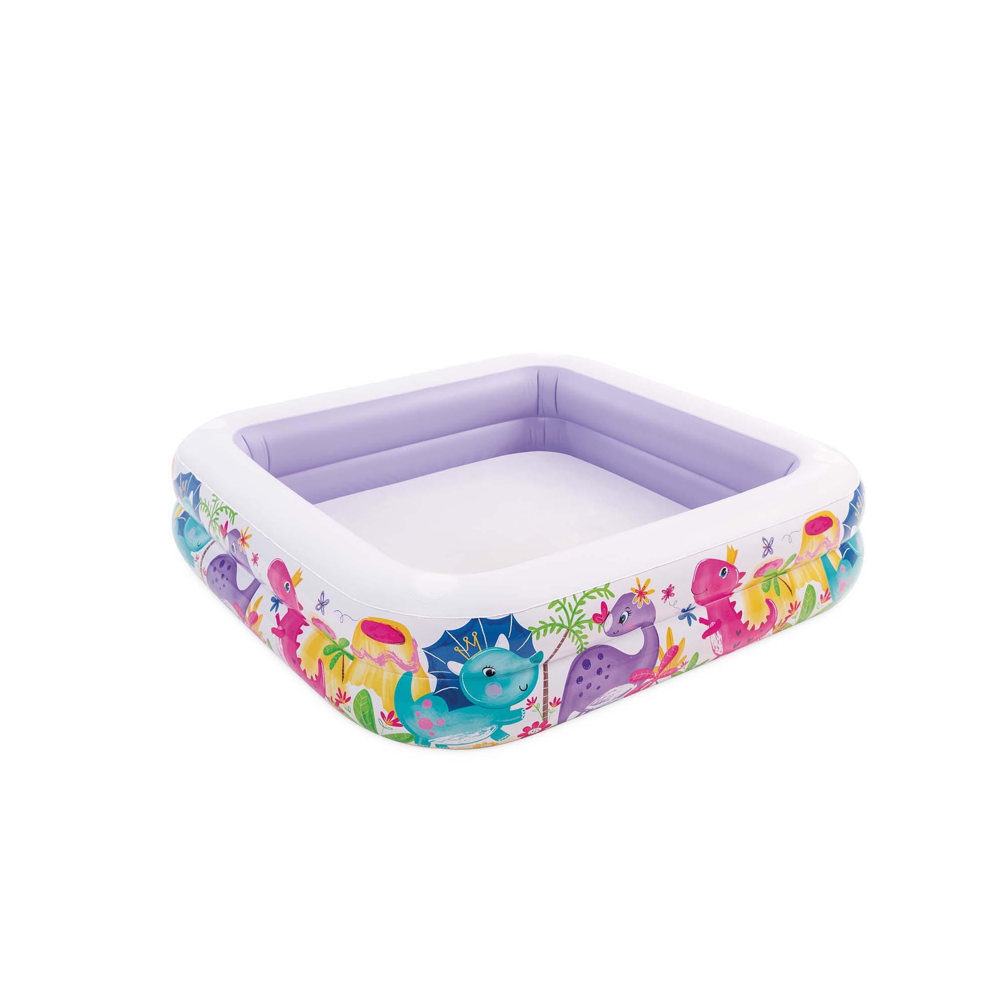 Надувний квадратний басейн Sun Shade з навісом від сонця