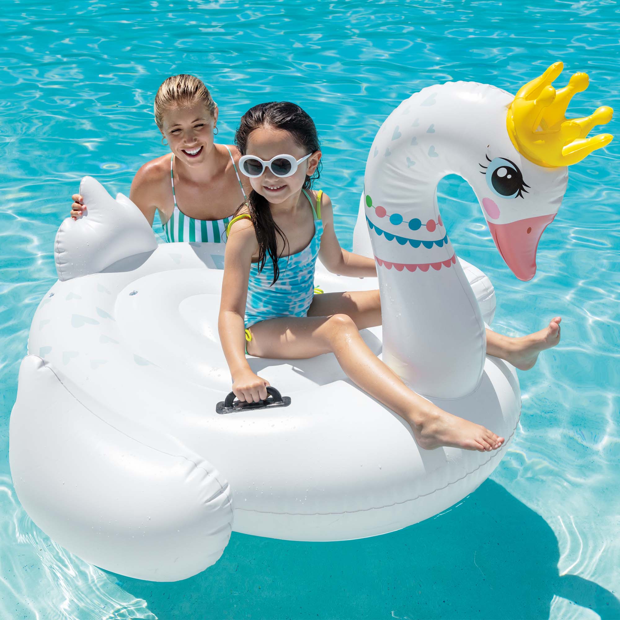 Надувна Принцеса-Лебідь для катання