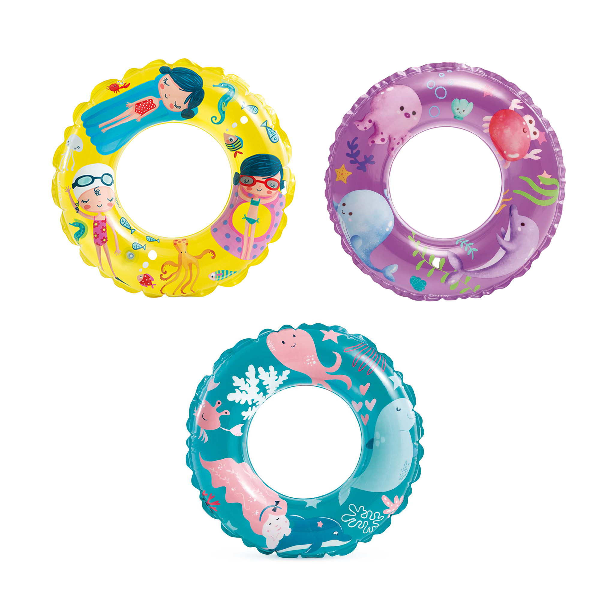 Надувной круг Transparent