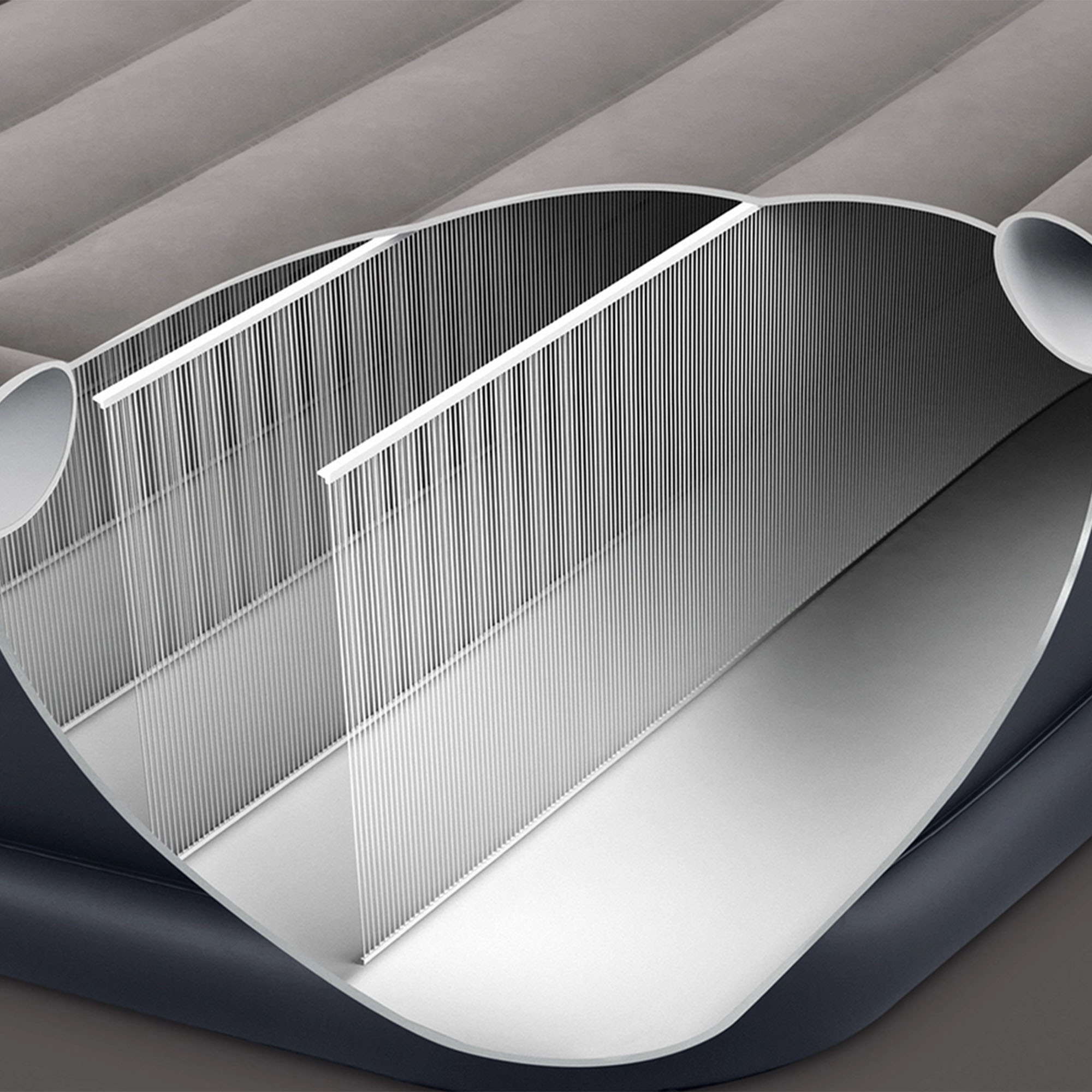 Односпальная надувная кровать Deluxe Pillow Rest Raised