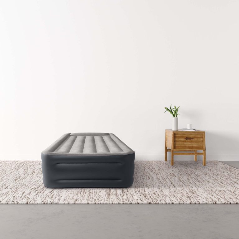 Односпальная надувная кровать Deluxe Pillow Rest Raised