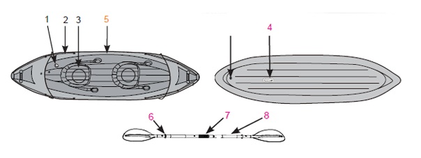 Двомісний Каяк INTEX Explorer K2