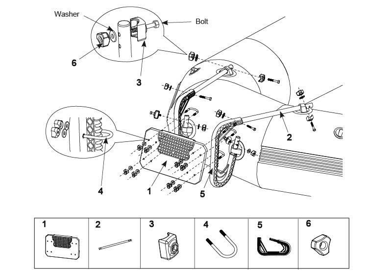 Комплект для кріплення двигуна