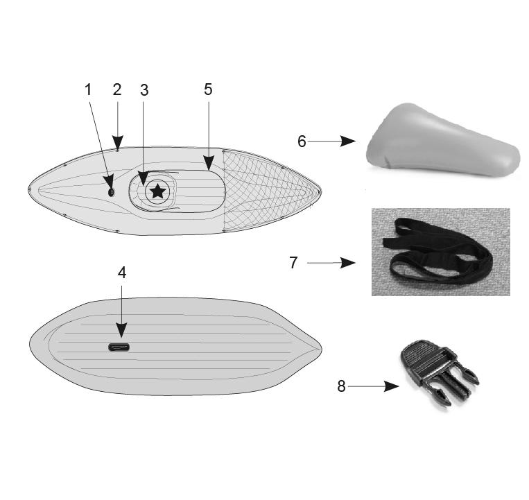 Одномісний Каяк Challenger K1