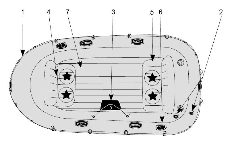 Човен Excursion | 4 осіб