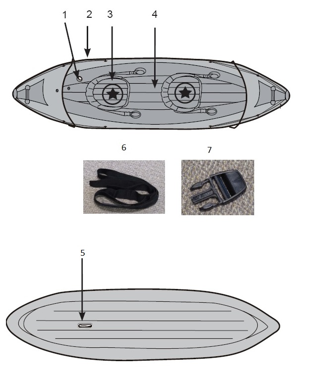 Двомісний Каяк Explorer K2