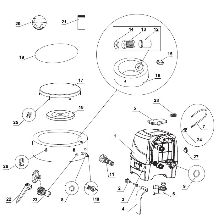 Спа Гидромассаж Greywood Deluxe | 6 человек