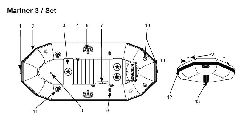 Човен Mariner | 3 осіб