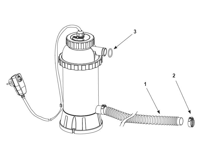 Електричний обігрівач для басейну