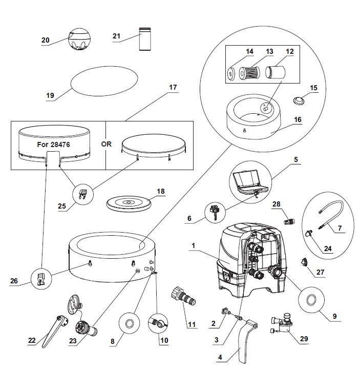 Спа Гідромасаж Bubble Massage | 4 осіб