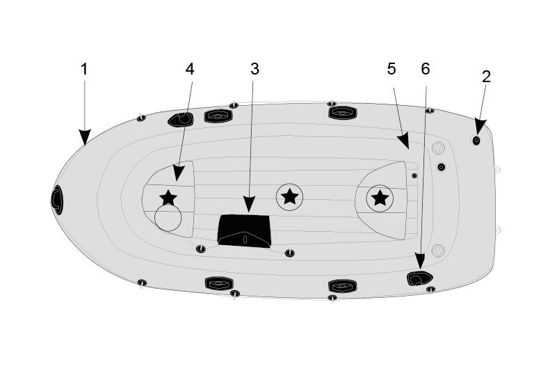 Човен Seahawk | 3 осіб