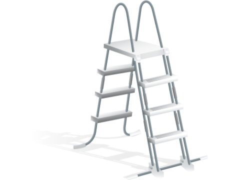 Драбина подвійна рампа