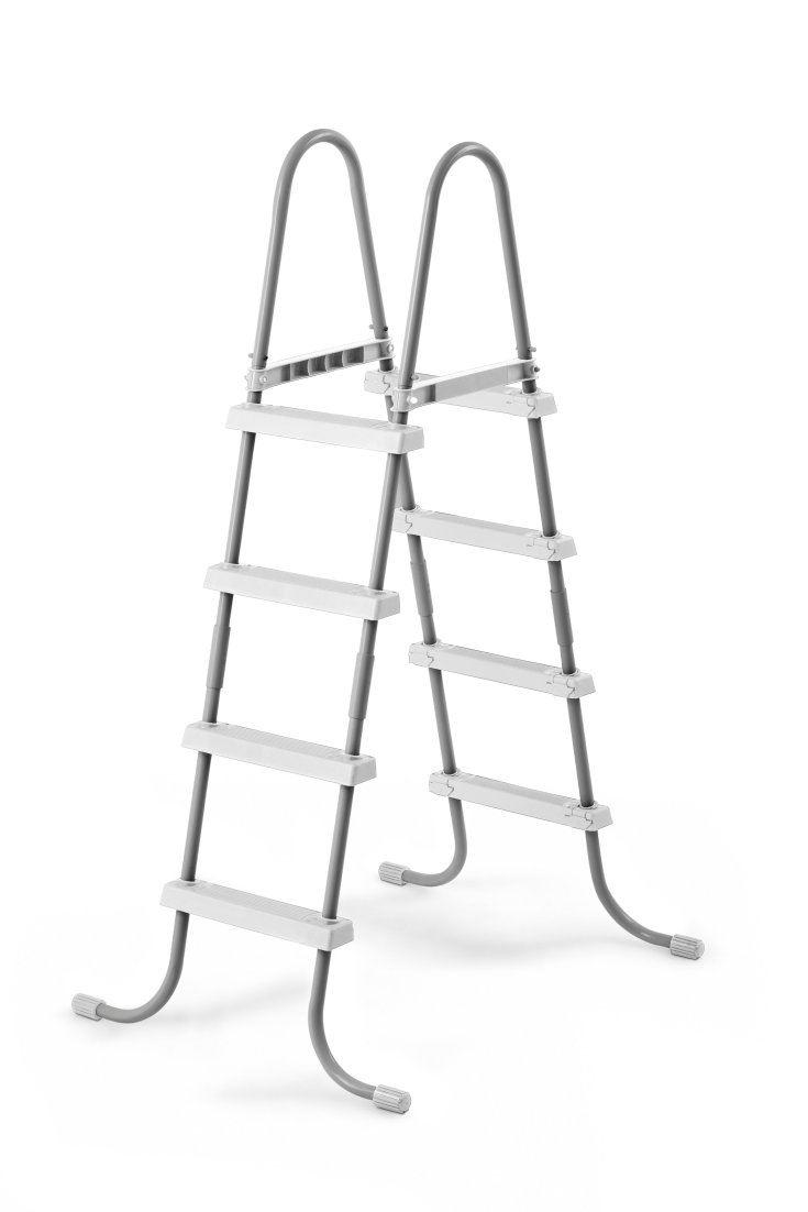 Двосекційна драбина сірого кольору 122 см (48