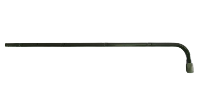 J-подібна бічна опора (А) для односекційної драбини 122 см (48