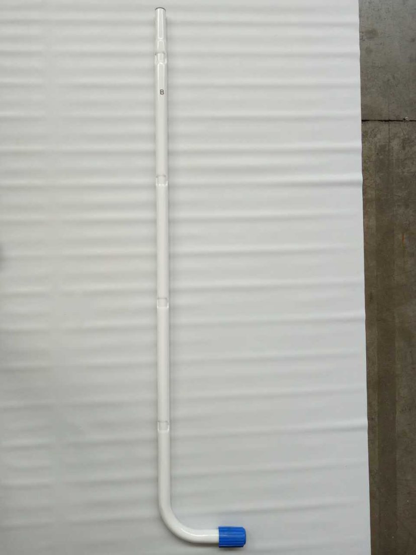 J-подібна бічна опора (А) для односекційної драбини 122 см (48