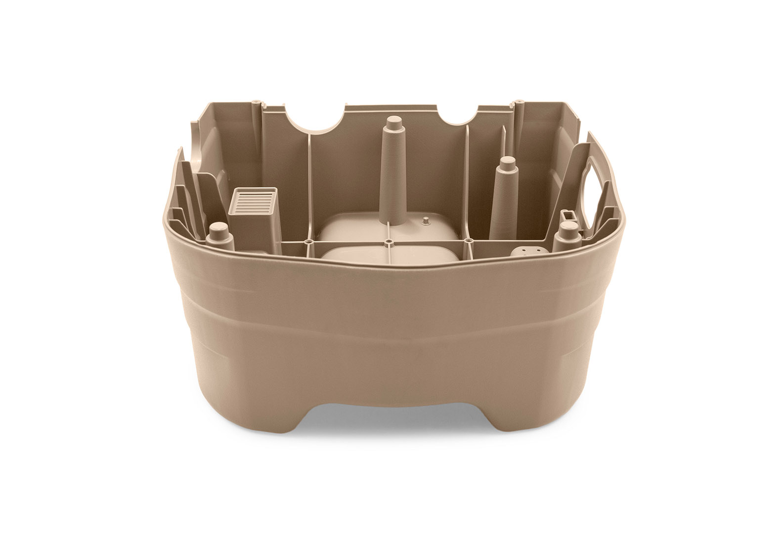 Нижняя часть корпуса блока управления СПА CHEVRON BUBBLE SPA, коричневая