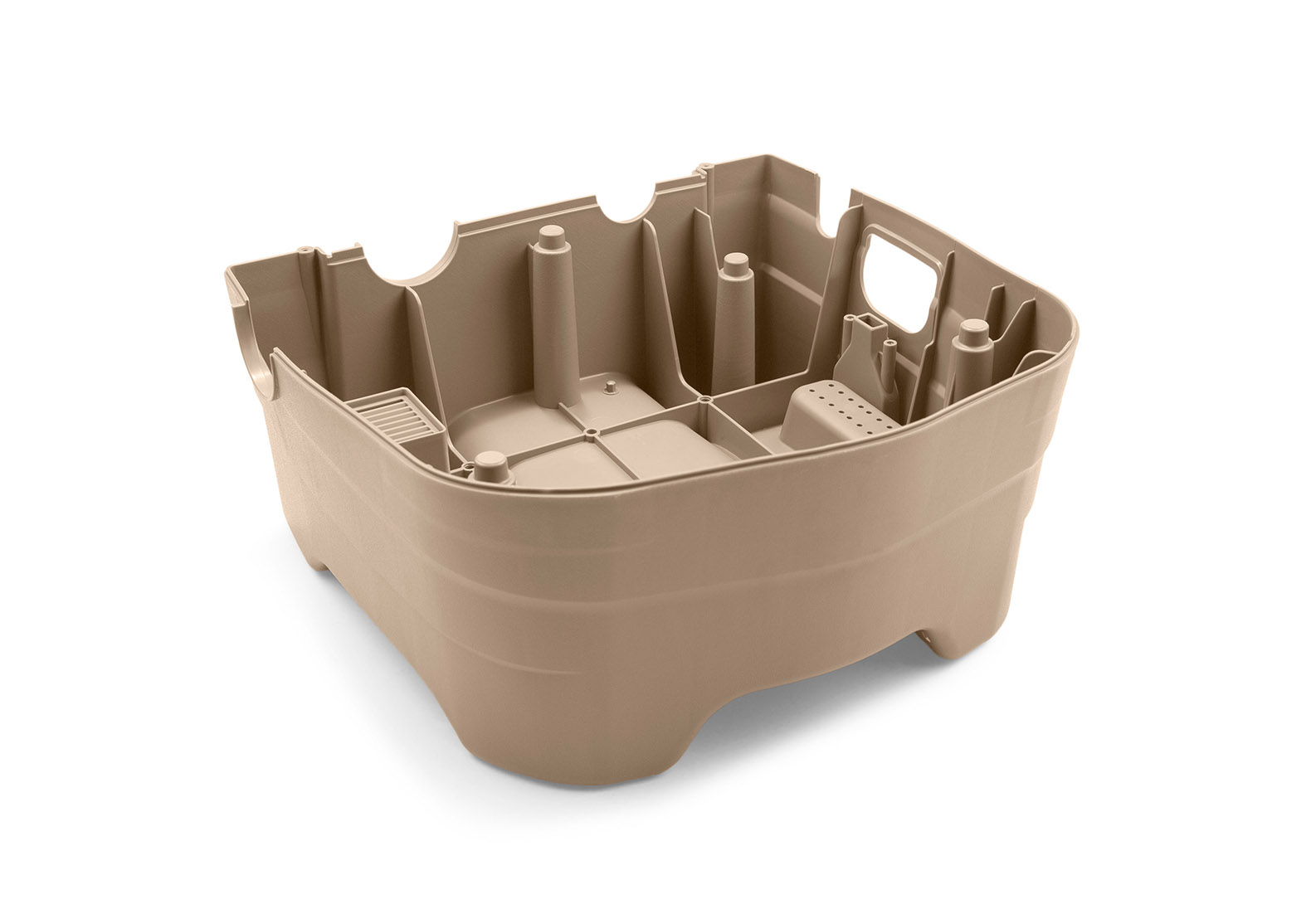 Нижняя часть корпуса блока управления СПА CHEVRON BUBBLE SPA, коричневая