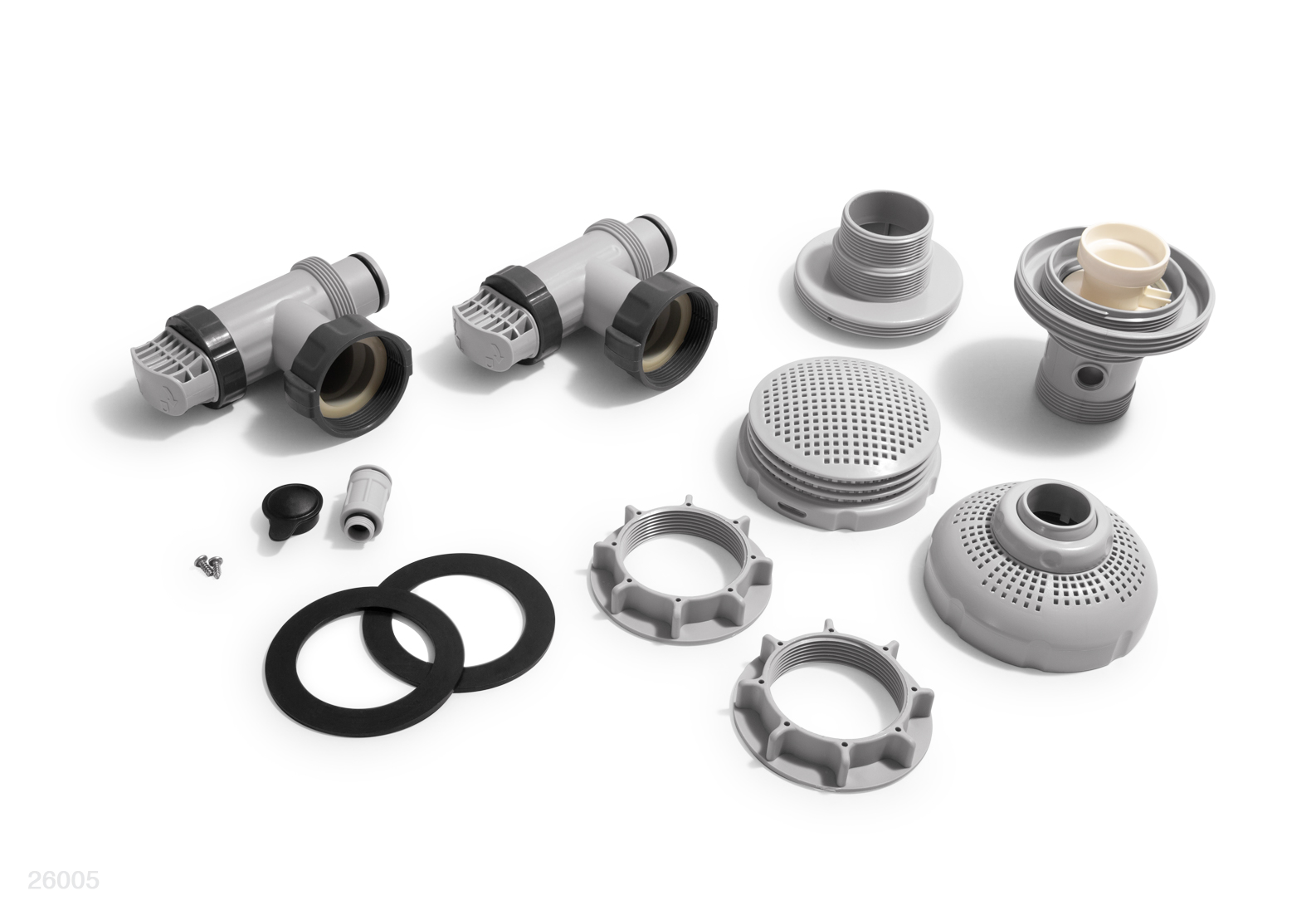 Набор плунжерных клапанов (кранов) в сборе с входными фитингами 1-1/2