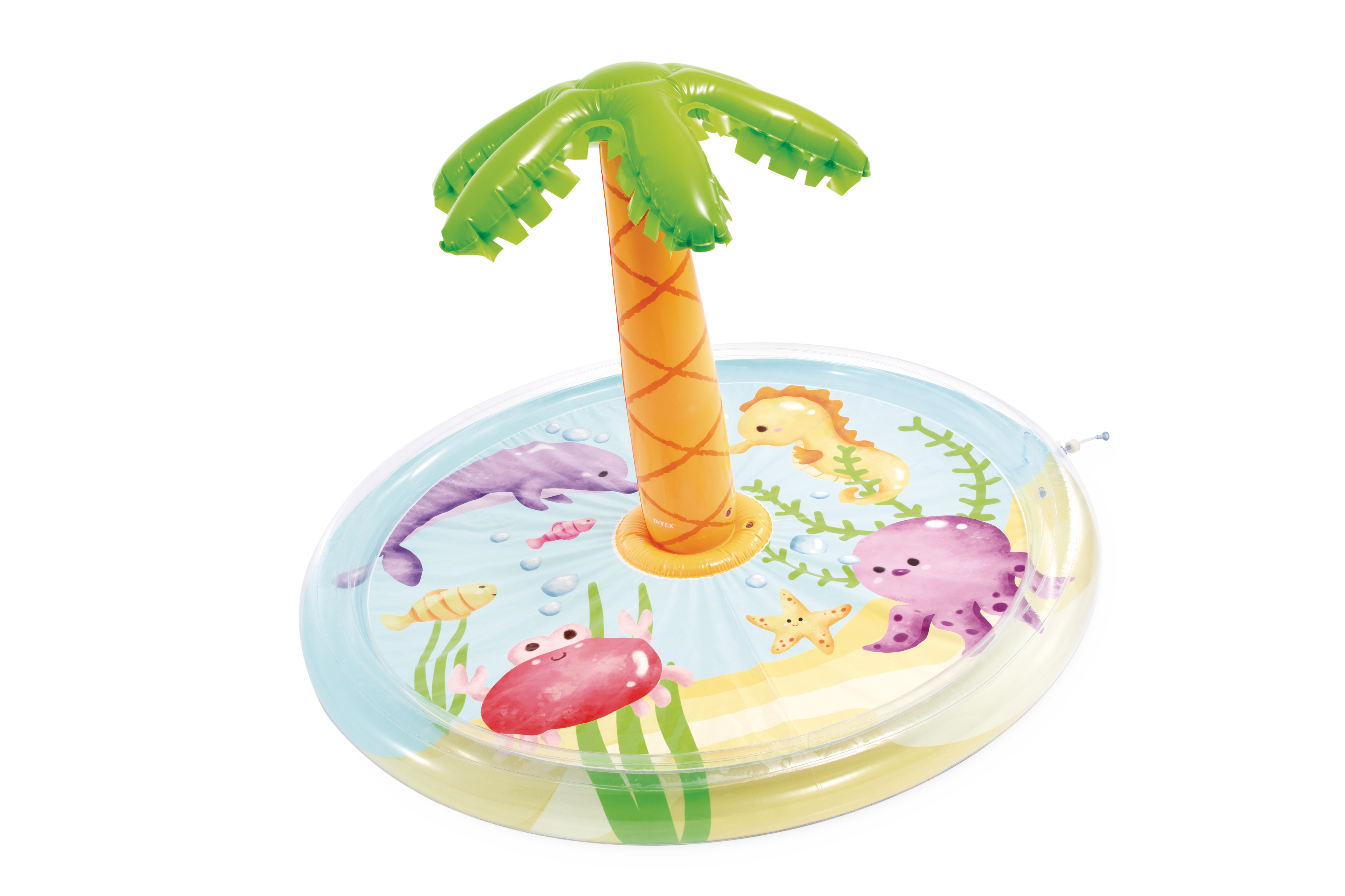 Надувний басейн з оприскувачем Palm Tree