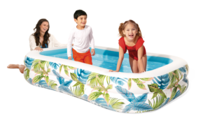Семейный надувной прямоугольный бассейн Swim Center