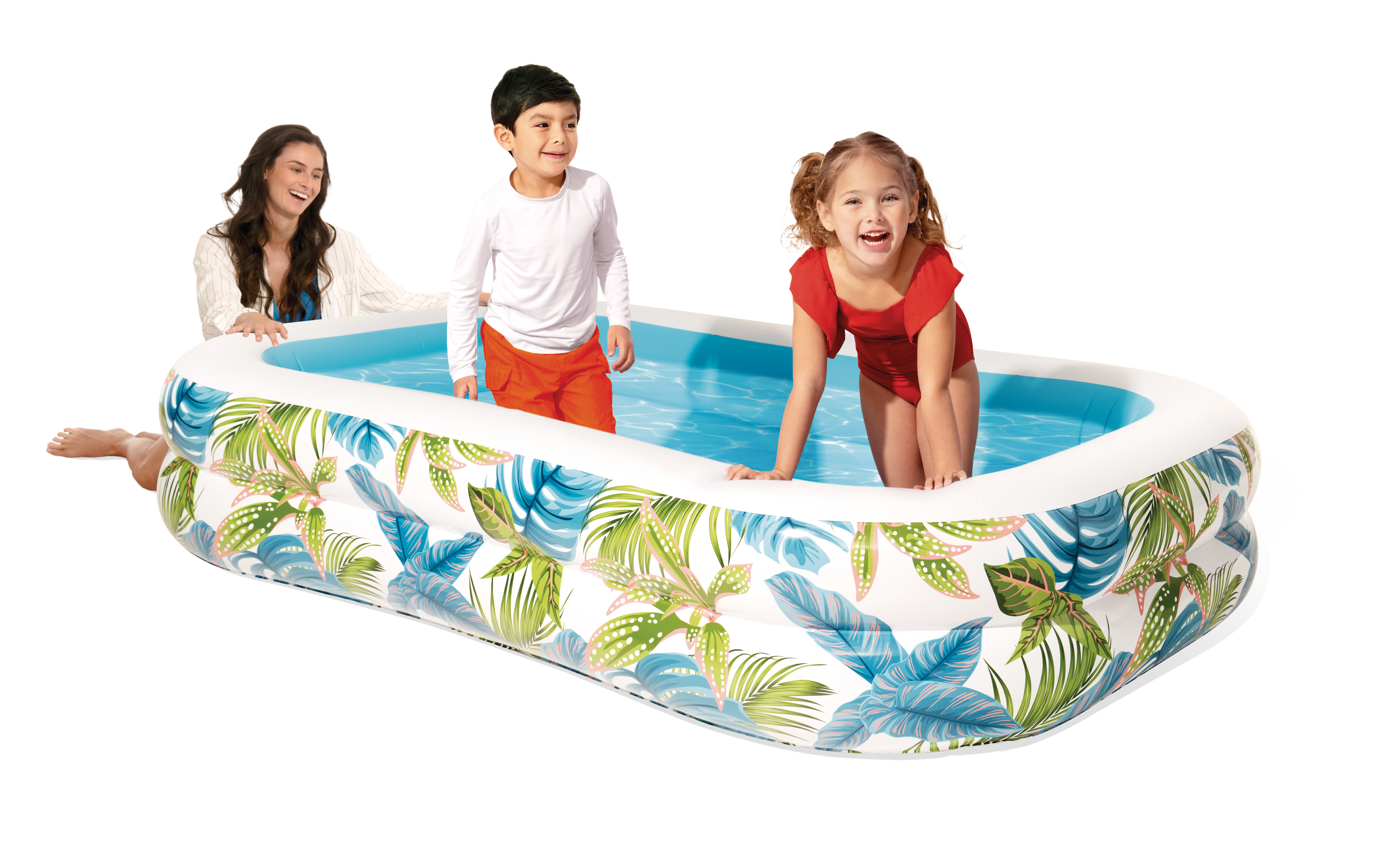 Сімейний надувний прямокутный басейн Swim Center