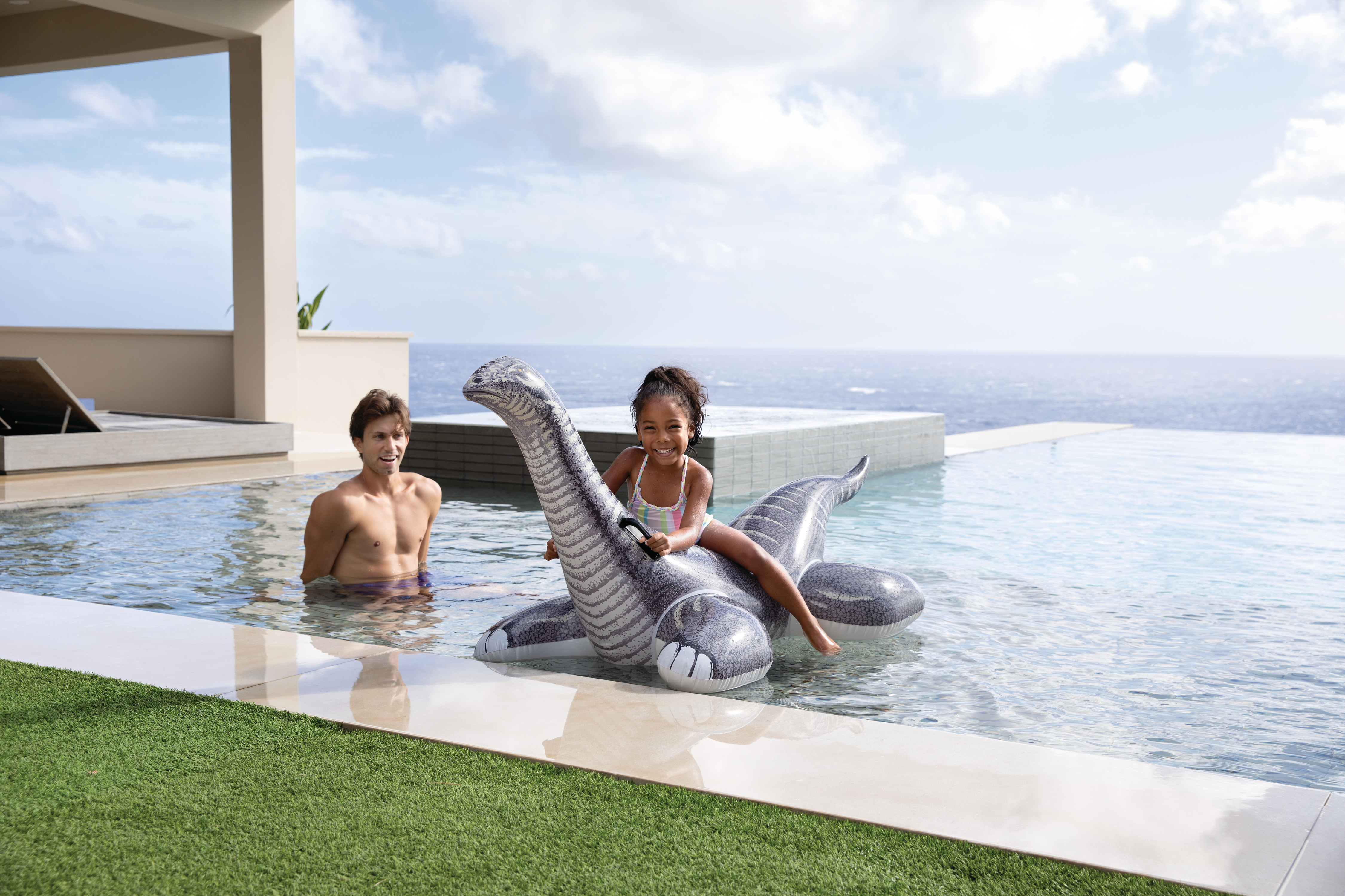 Надувний Бронтозавр для катання