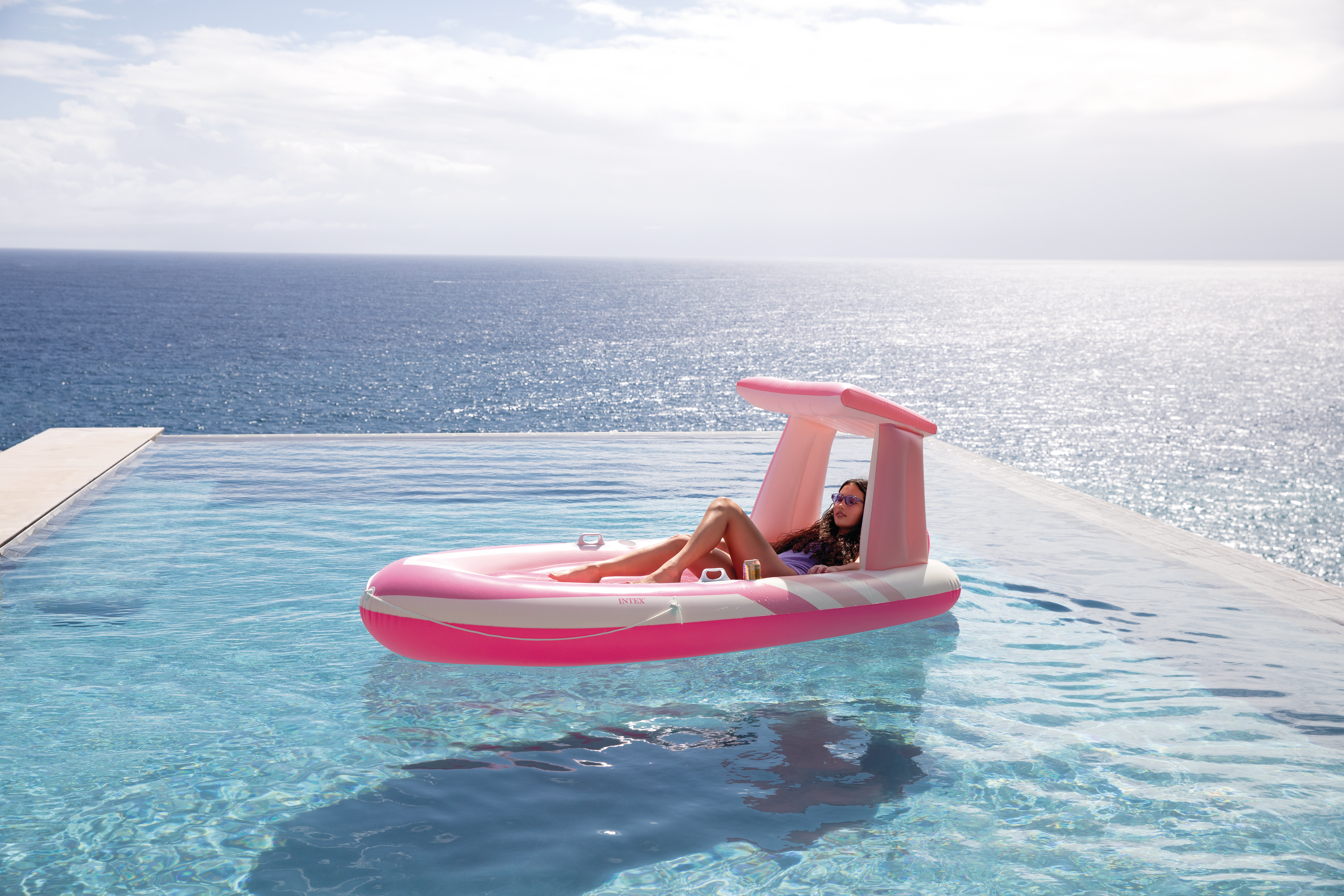 Надувной плот-лодка Pink Paradise