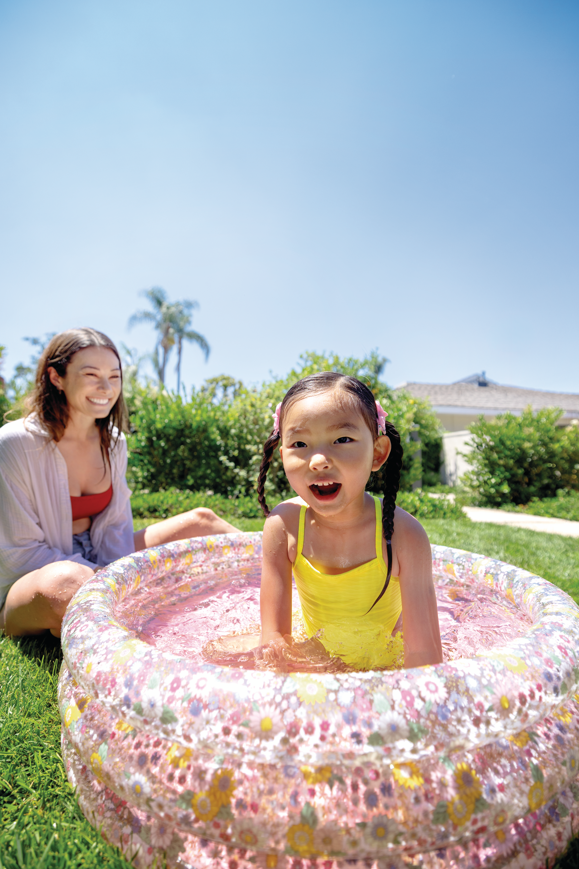 Надувной круглый бассейн Sweet Blossom