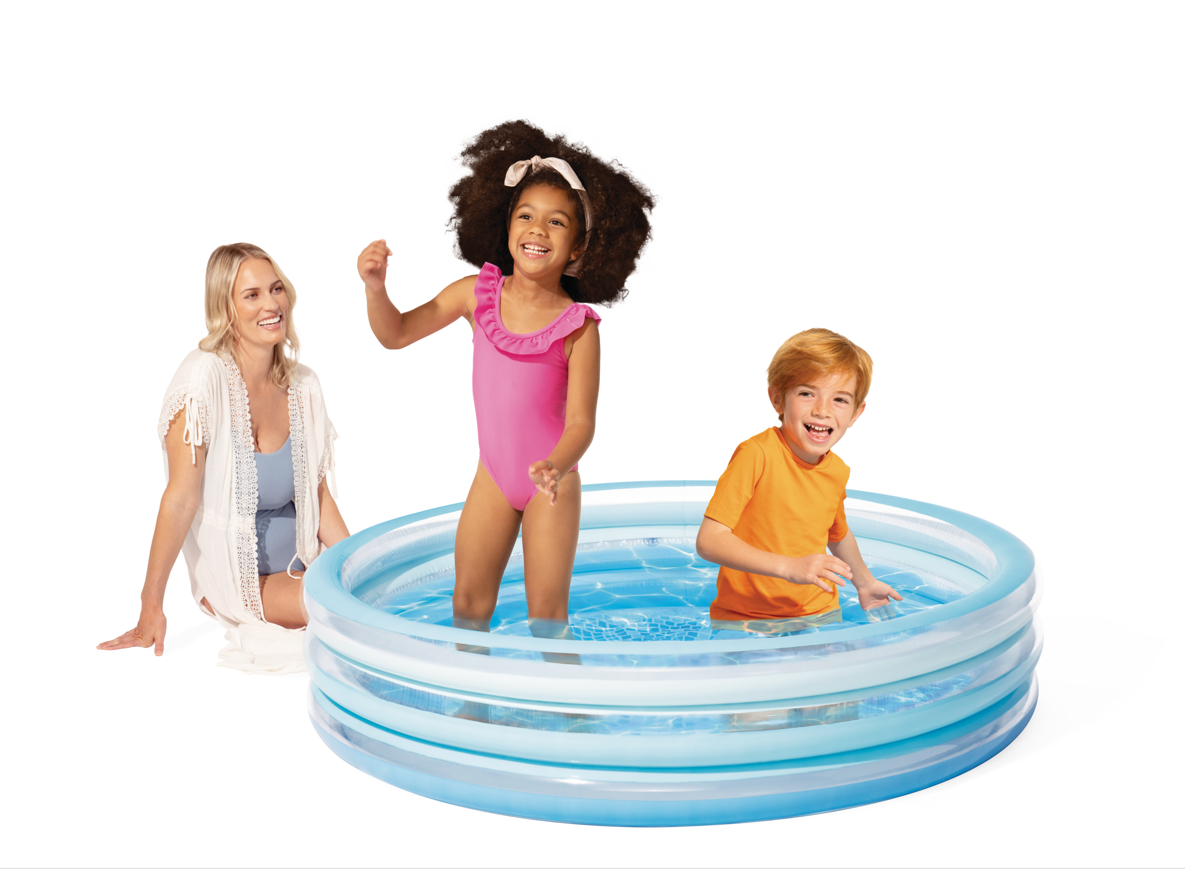 Надувной круглый бассейн Blue Bliss Splash