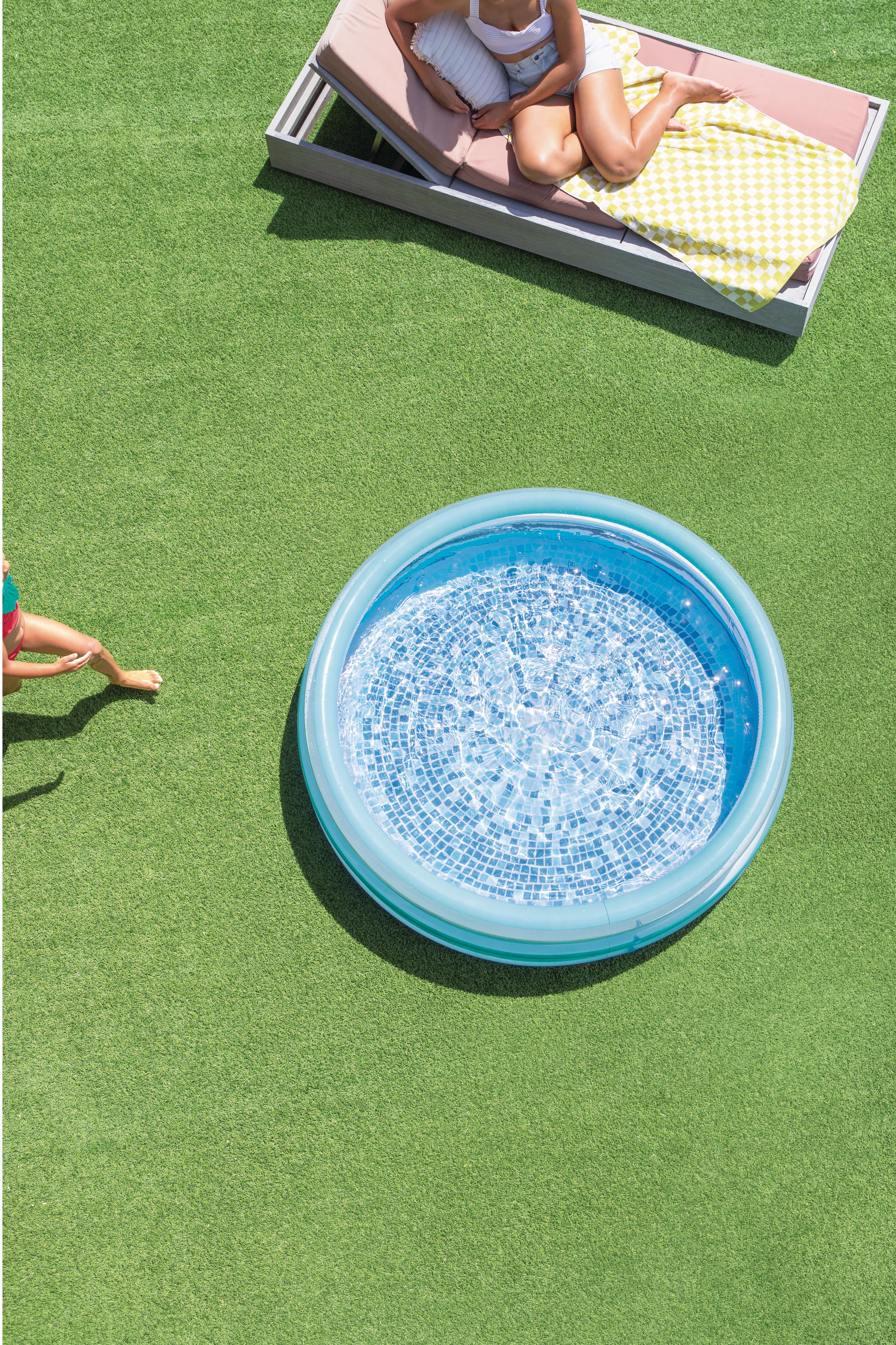 Надувной круглый бассейн Blue Bliss Splash