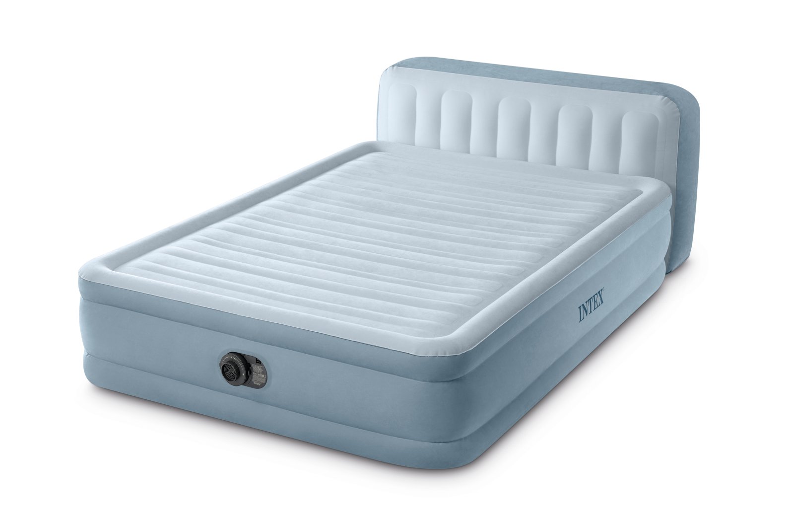 Двуспальная надувная кровать Plush Headboard