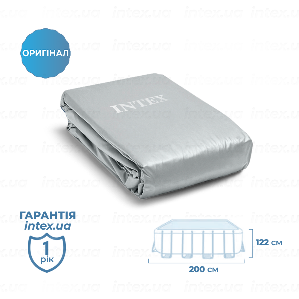 Чаша для каркасного басейна INTEX RECTANGULAR PRISM FRAME POOL - CHEVRON